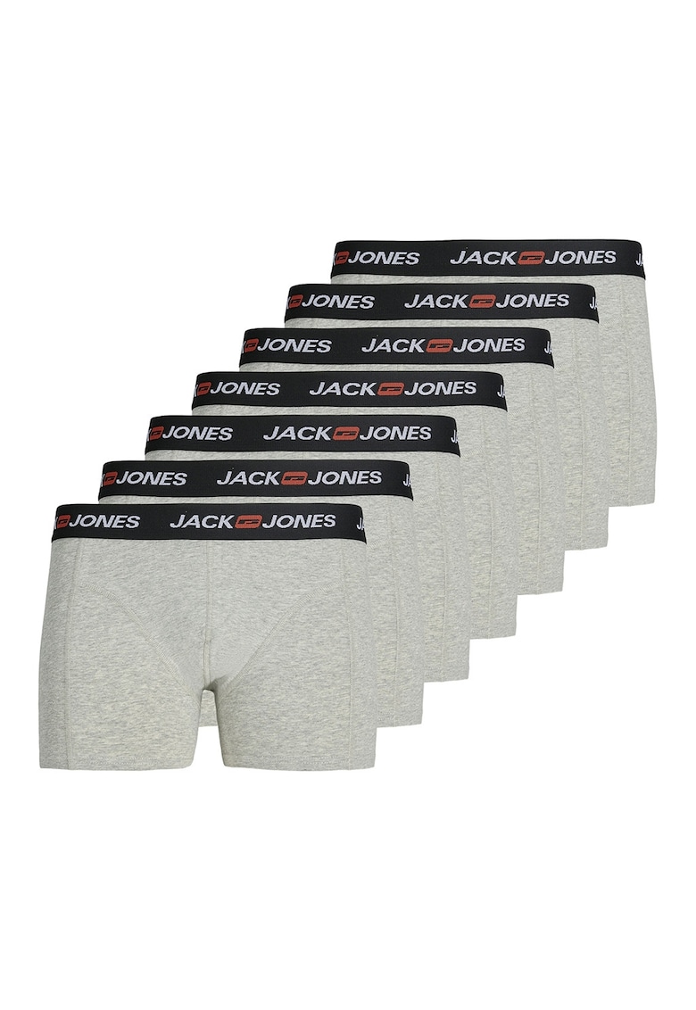 Set de boxeri cu banda logo in talie - 7 perechi