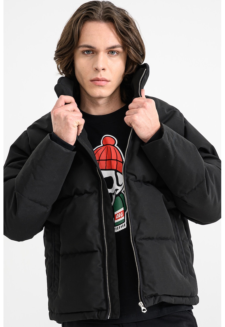 Jacheta cu model uni si fermoar