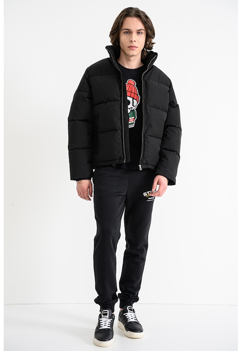 Jacheta cu model uni si fermoar