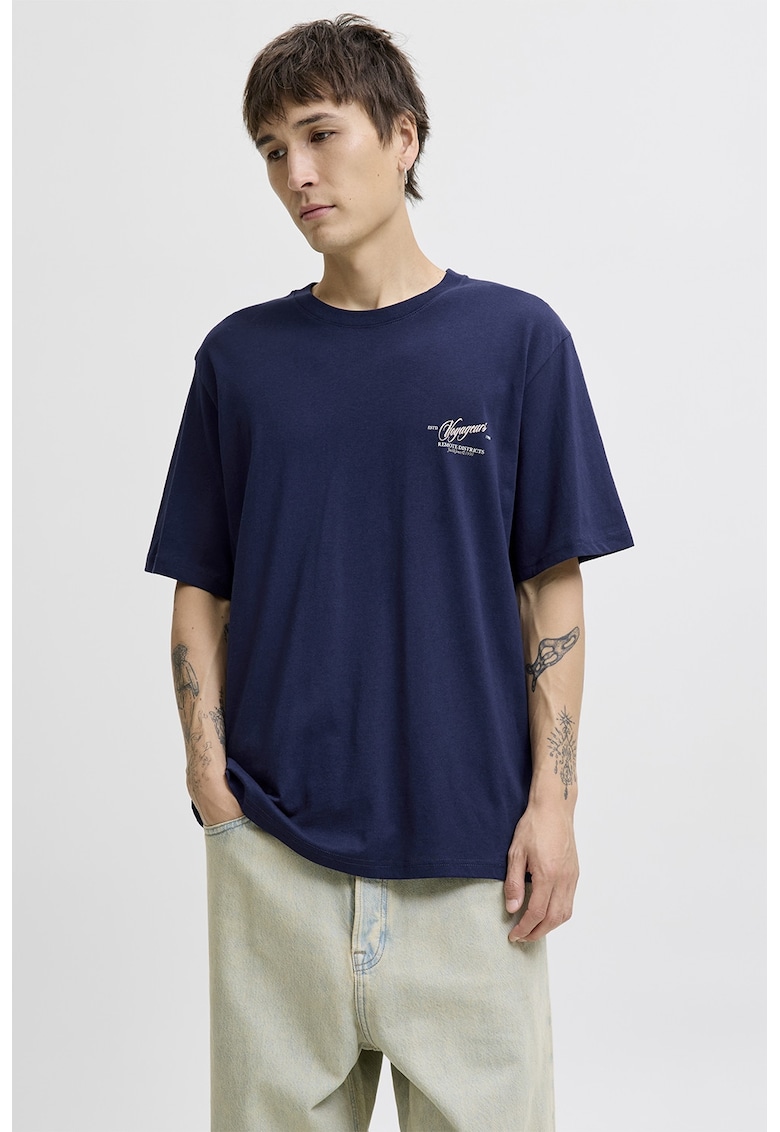 Tricou lejer cu imprimeu pe partea din spate