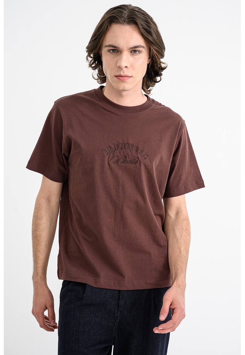 Tricou lejer din bumbac Bleeker - Violet pruna