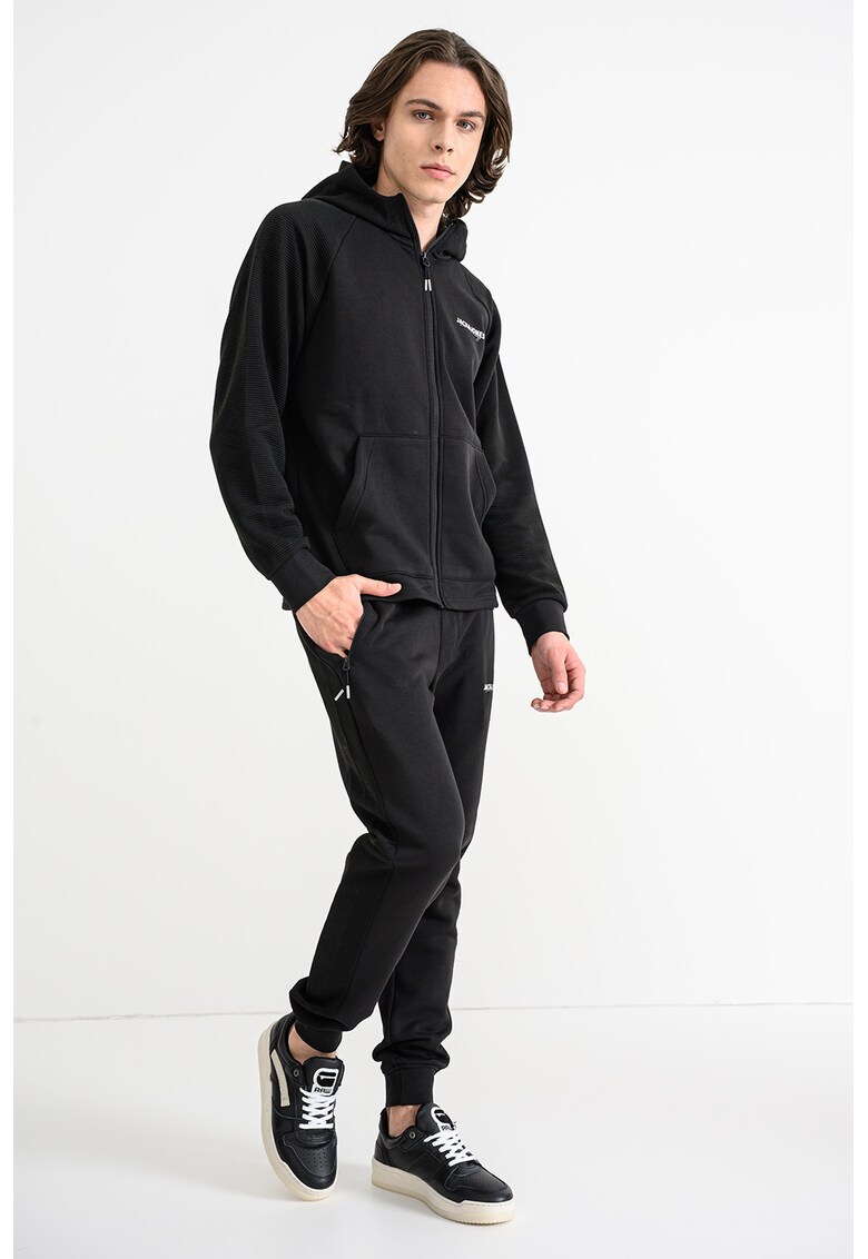Trening regular fit cu imprimeu logo - Alb/Negru