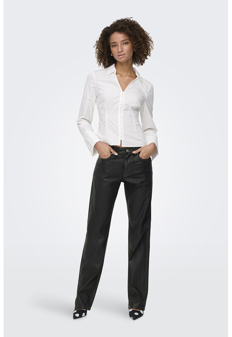 Blugi drepti cu aspect peliculizat