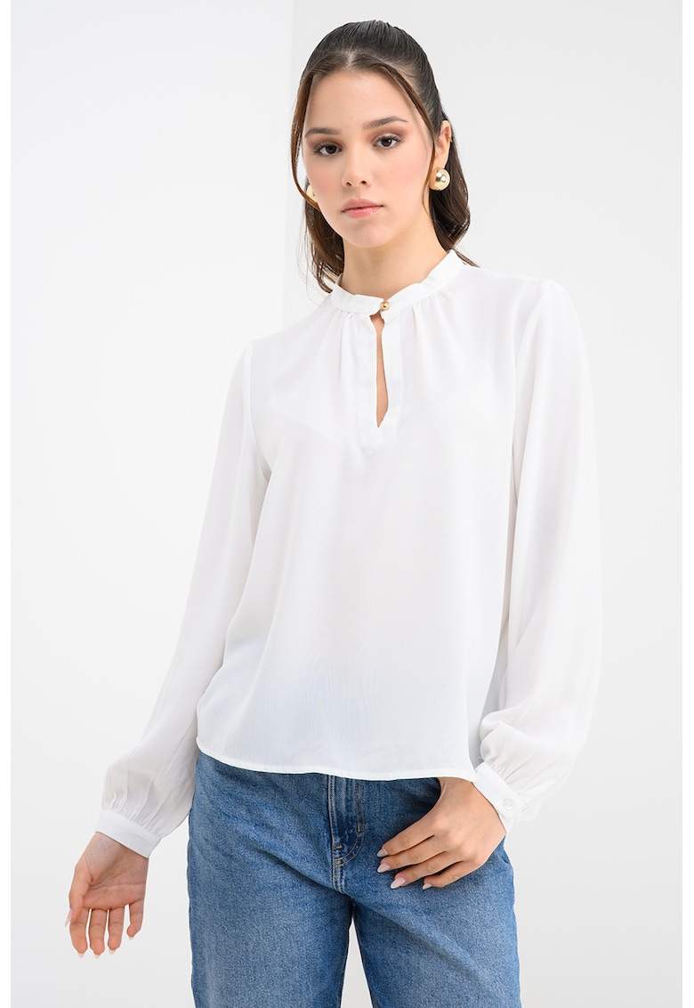 Bluza lejera uni - Alb
