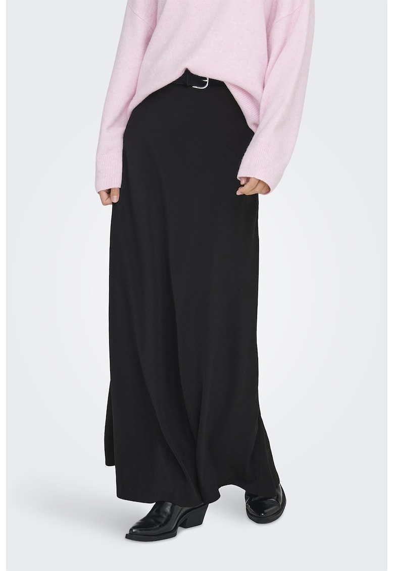 Fusta vaporoasa maxi - Negru