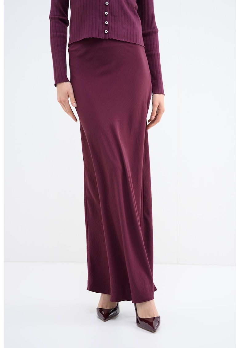 Fusta vaporoasa maxi - Violet