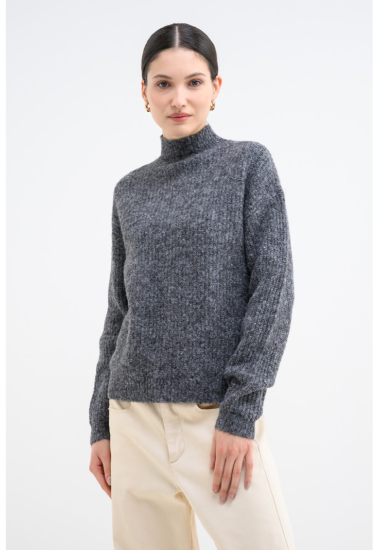 Pulover din amestec de lana cu guler inalt Sydney