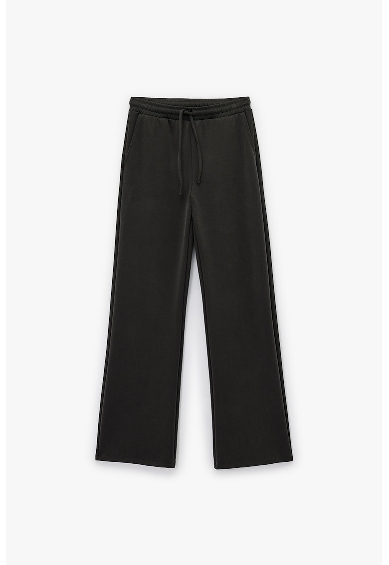 Pantaloni de trening din amestec de lyocell cu snururi