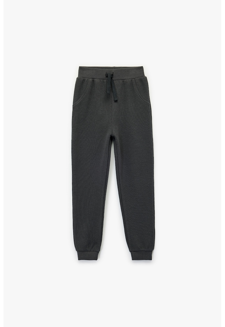 Pantaloni de trening cu snur - Gri antracit