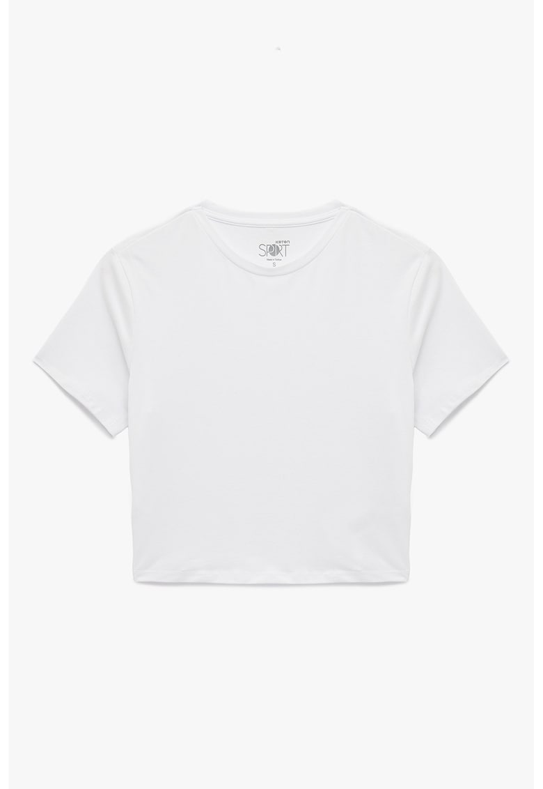 Tricou regular fit din amestec de bumbac - Alb optic