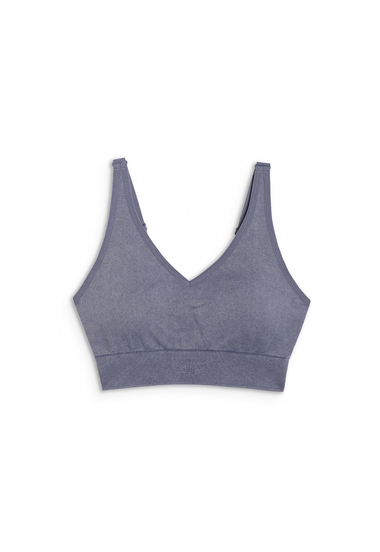 Bustiera Sport Yoga Femei - Sustinere Medie - Bretele Reglabile - Confort Sporit - Bleumarin - Bleumarin