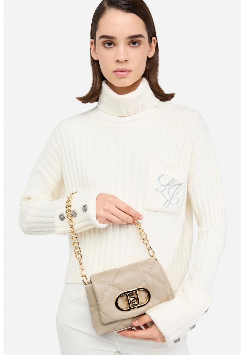 Geanta crossbody cu maner detasabil de lant Lapuffy