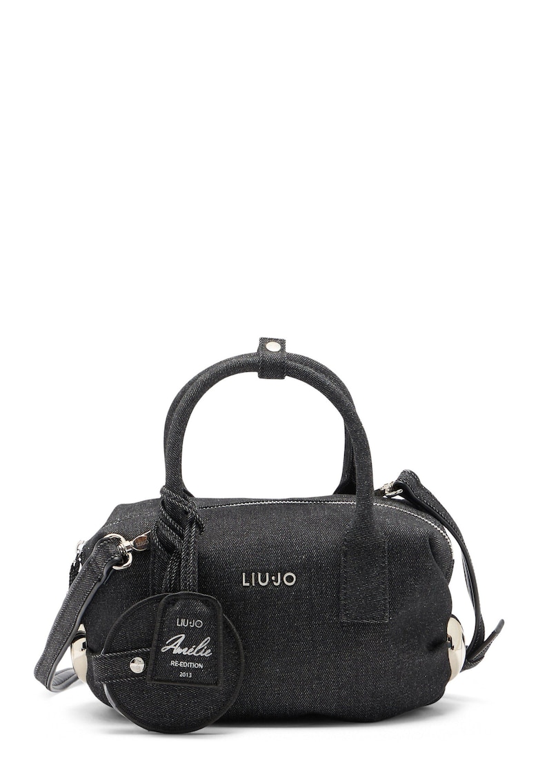 Geanta de mana cu logo - Negru