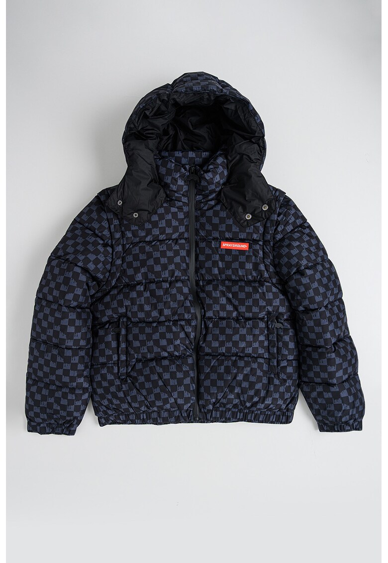 Geaca cu umplutura de puf si maneci detasabile Drip