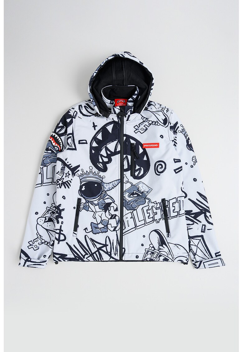 Jacheta cu gluga detasabila Black Ink