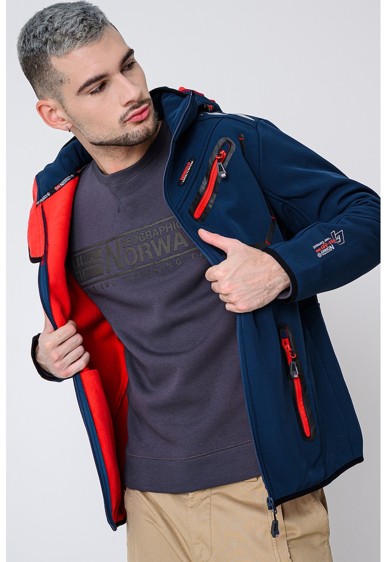 Jacheta cu buzunare si logo Royaute