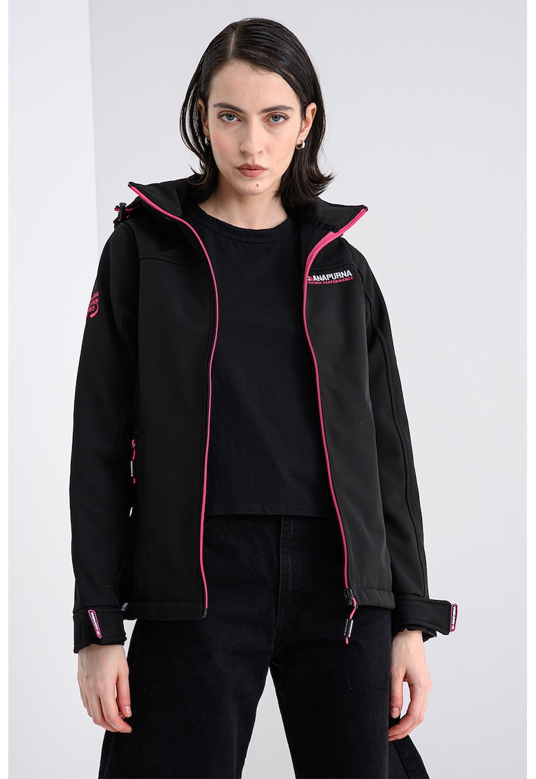 Jacheta regular-fit cu buzunar si fermoar Takeniana