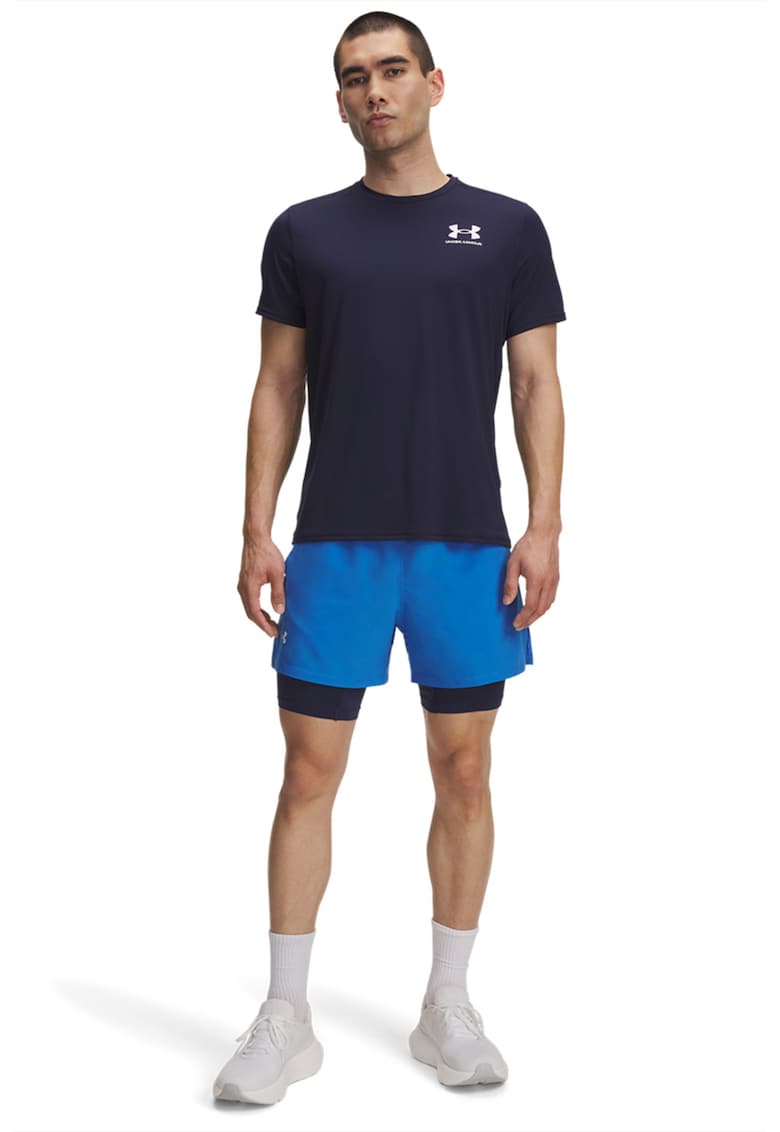 Pantaloni scurti cu aspect 2in1 si buzunare oblice - pentru alergare Launch