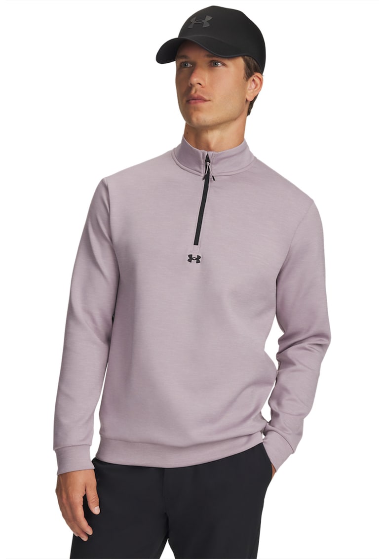 Bluza de trening cu fermoar si model uni