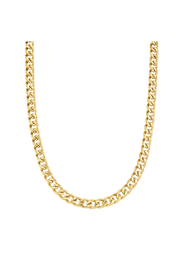 Colier din otel inoxidabil placat cu aur de 14K