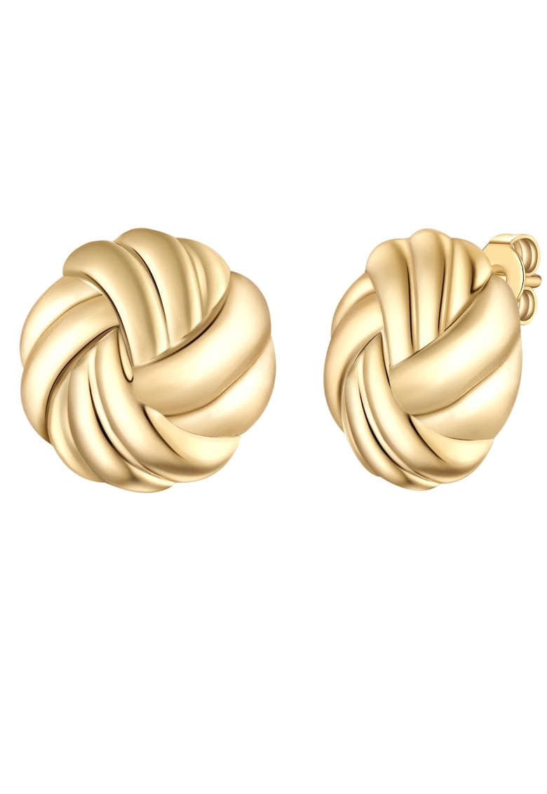 Cercei placati cu aur de 14K si tija