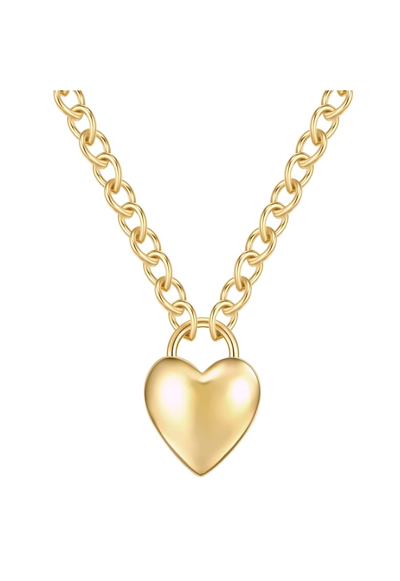 Colier din alama cu pandantiv in forma de inima