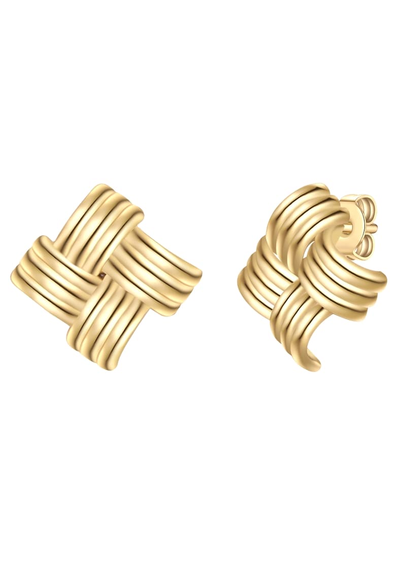 Cercei din aliaj placati cu aur de 14K