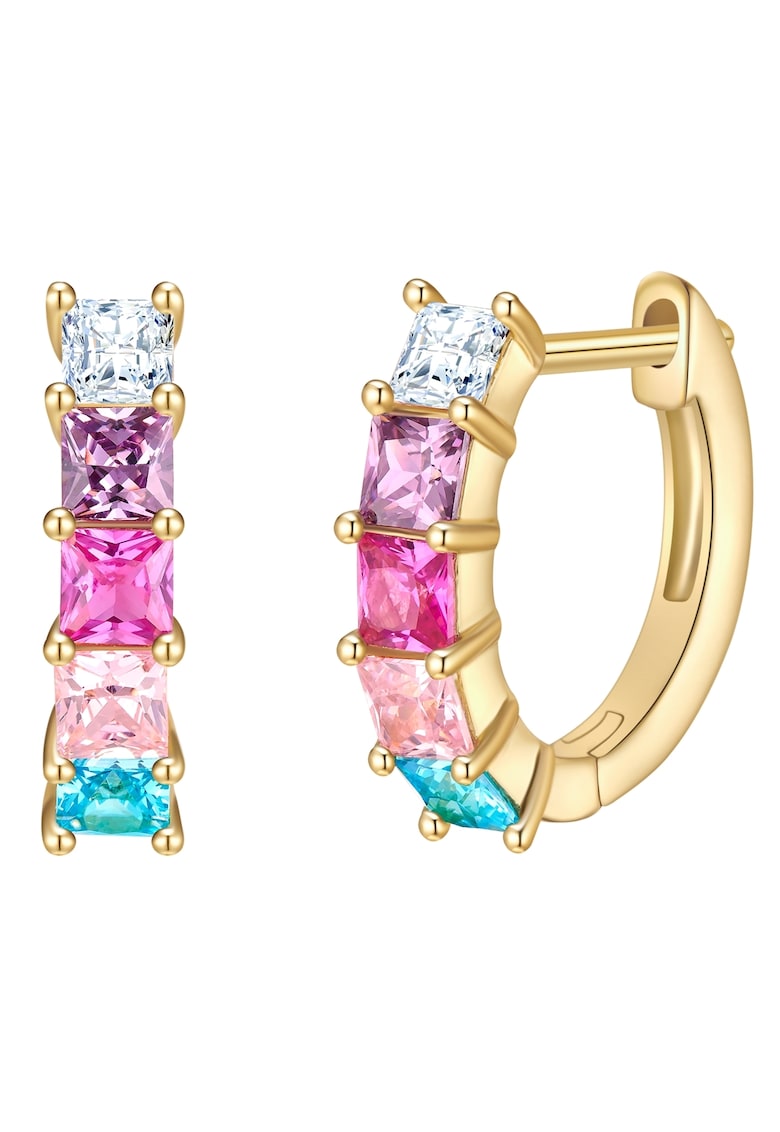 Cercei decorati cu zirconia