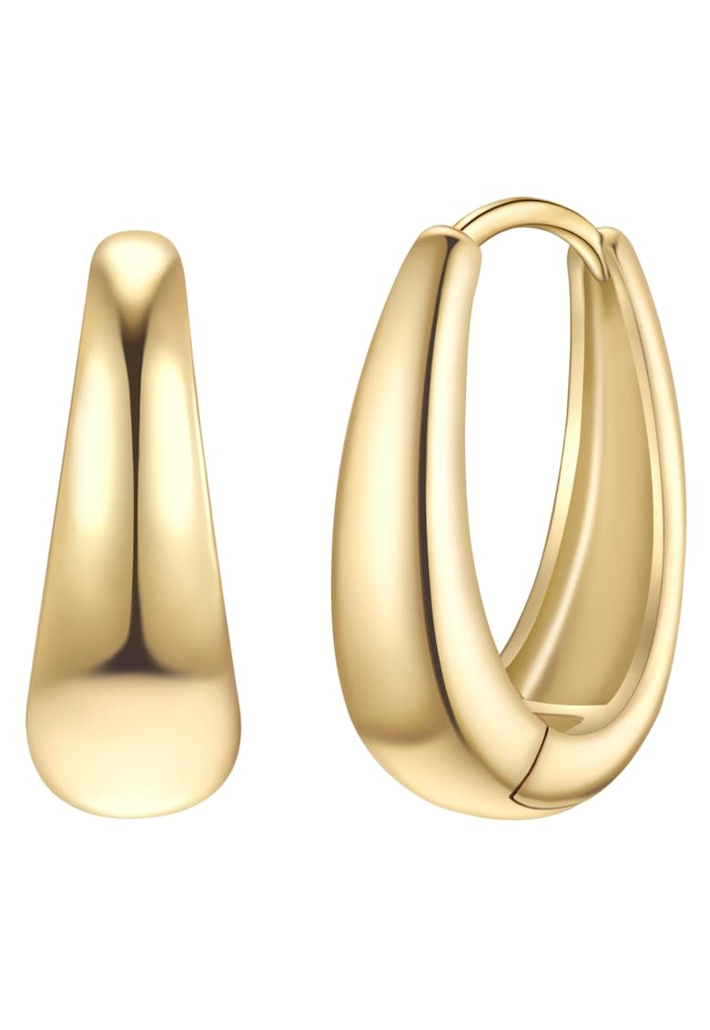 Cercei placati cu aur de 14K - Auriu