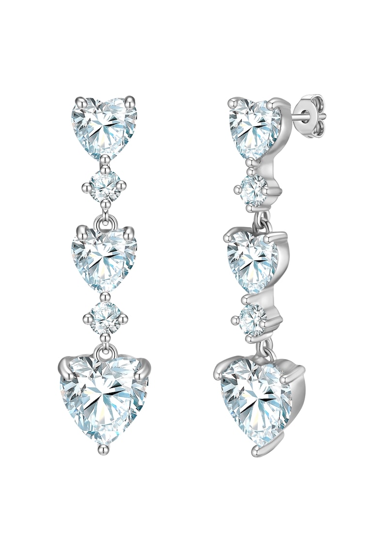 Cercei lungi cu zirconia