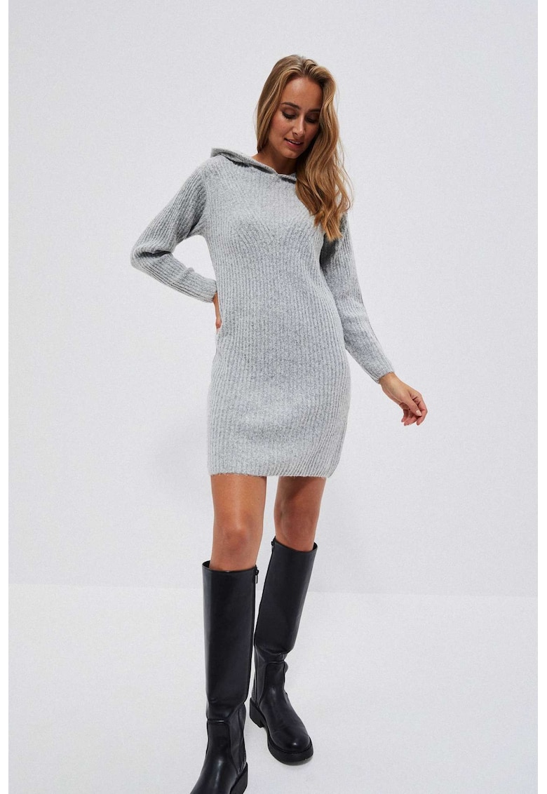 Rochie Gluga gri deschis - mini - Gri deschis