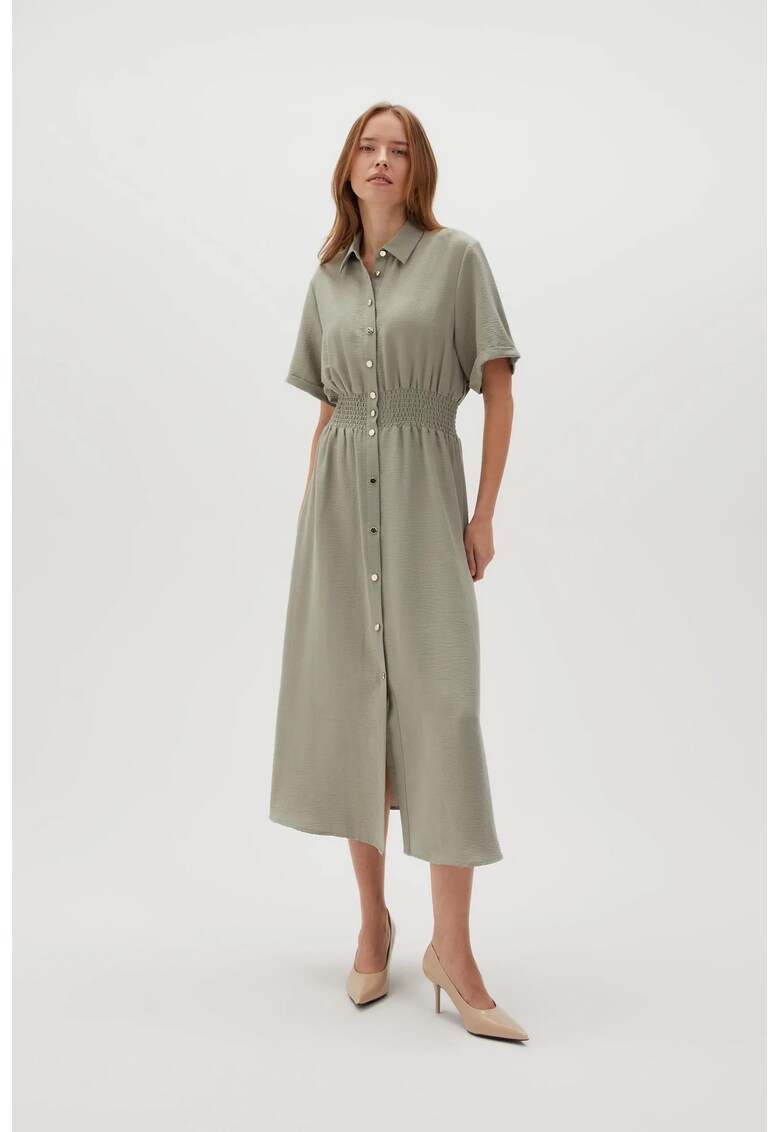Rochie Midi Verde Oliv - Verde masliniu
