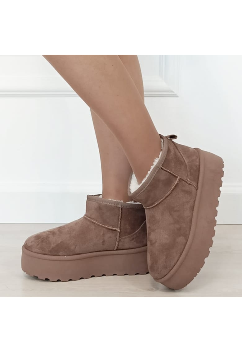 Ghete maro imblanite cu talpa groasa LT33-43 112 18497