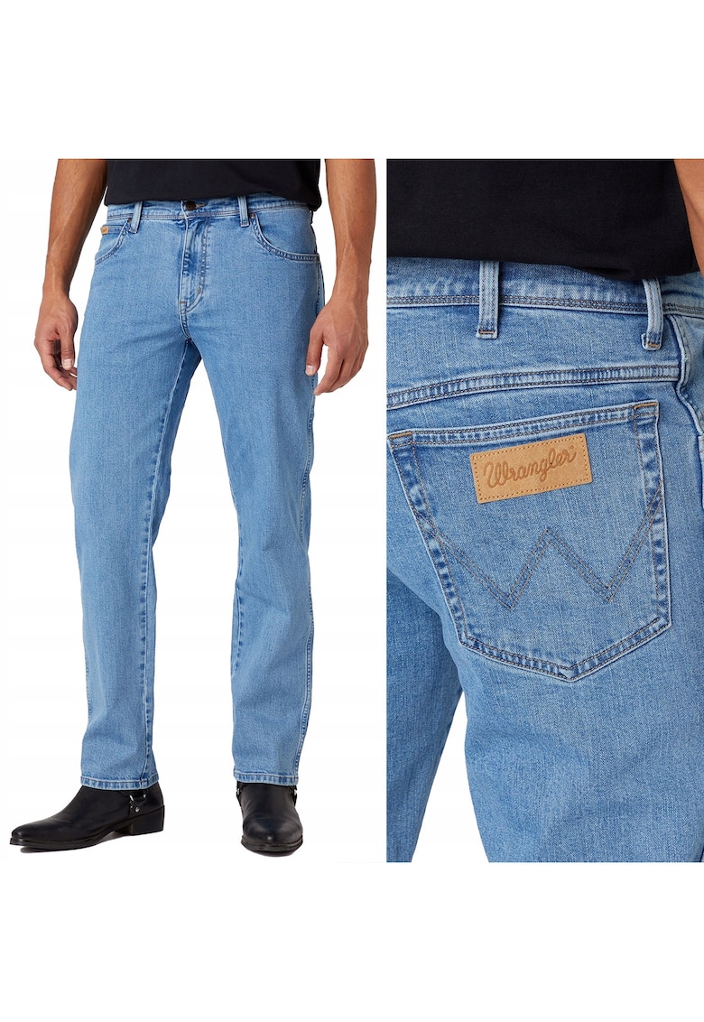 Blugi bărbați Wrangler 821 - albastru