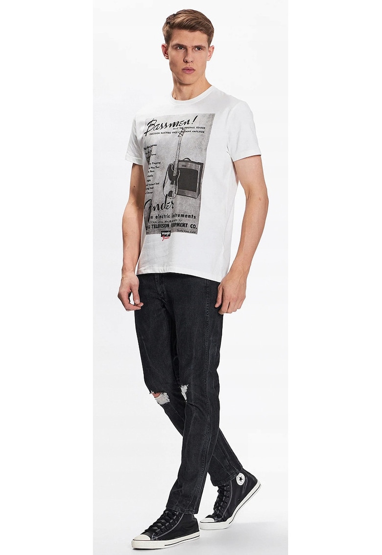 Larston Blugi Wrangler Slim Tapered - Negru