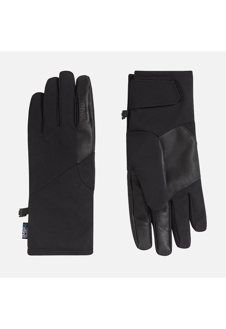 Manusi ski SOFTSHELL IMPR ITIP - culoare negru - pentru barbati - marime