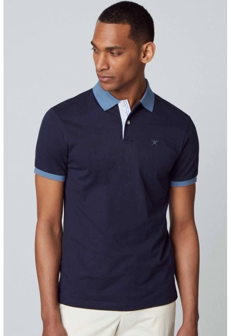 Tricou polo HM563206 Bleumarin