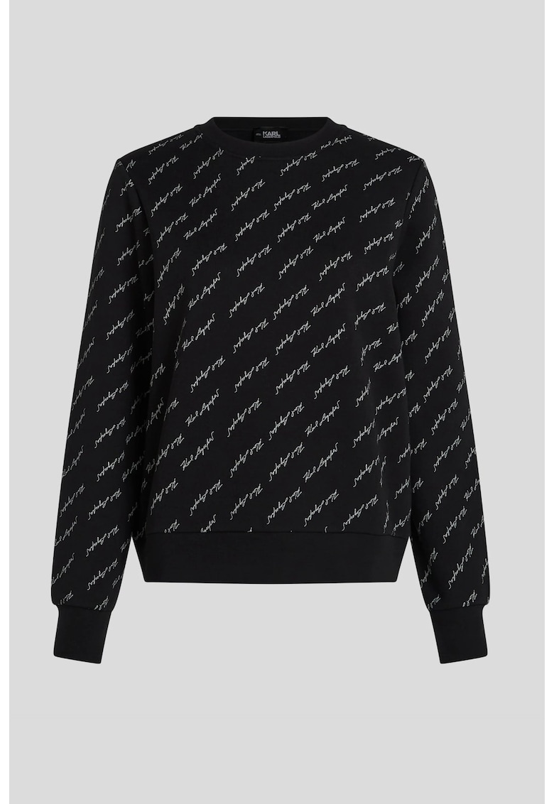 Bluza sport cu imprimeu logo