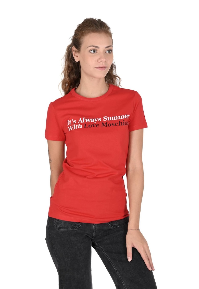 Tricou damă roșu - bumbac - Rosu