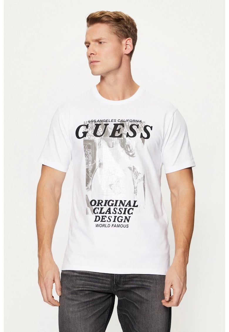 Tricou barbati M4BI47 Alb