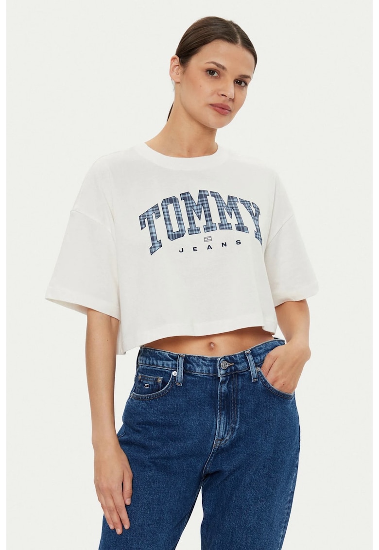 Tricou dama Prep Explo DW0DW18420 - Alb