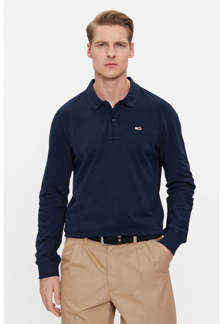 Bluza polo barbati DM0DM18309 XS INTL Bleumarin