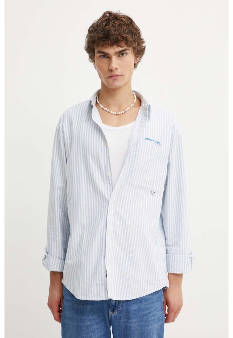 Camasa din bumbac DM0DM19526 - Albastru deschis - Albastru deschis