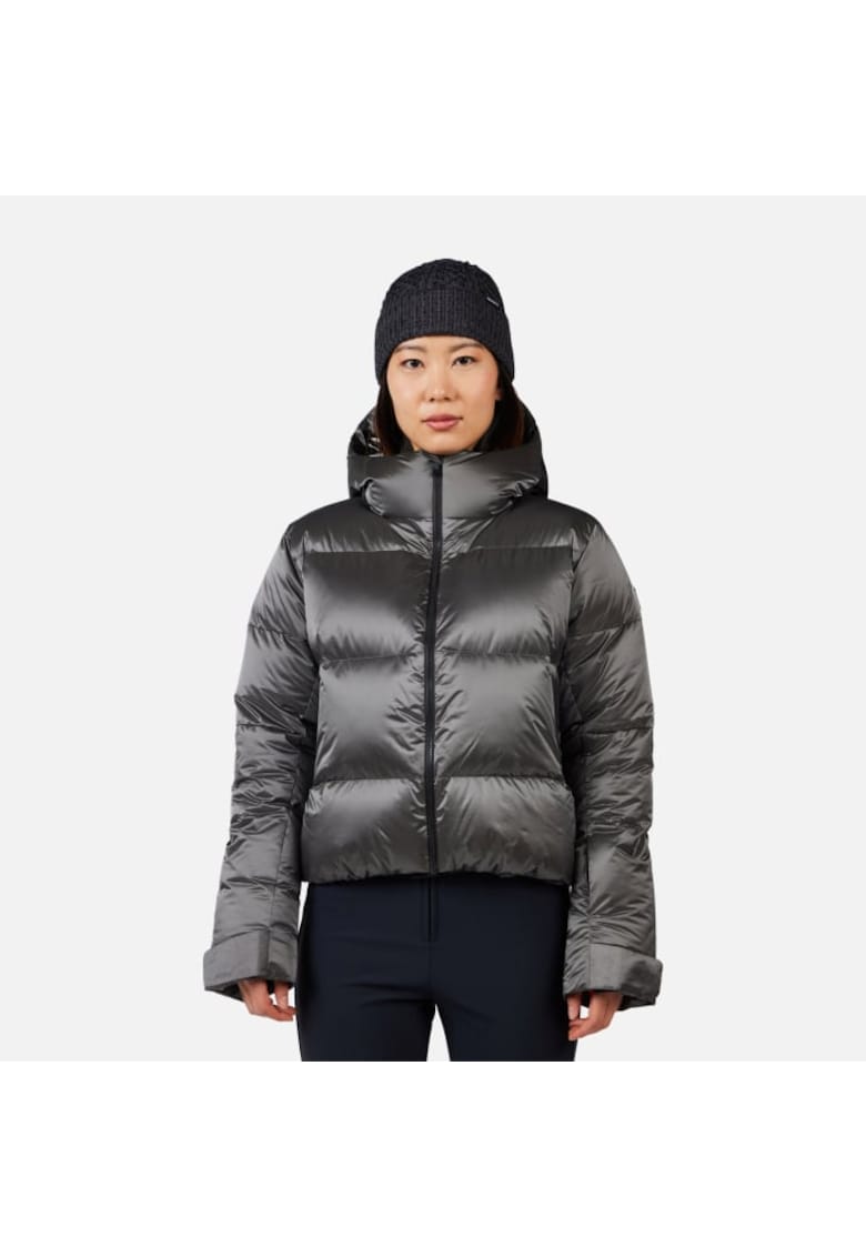 Geaca ski W DAILLE DOWN JKT - cu puf - culoare argintiu - pentru dama - marime