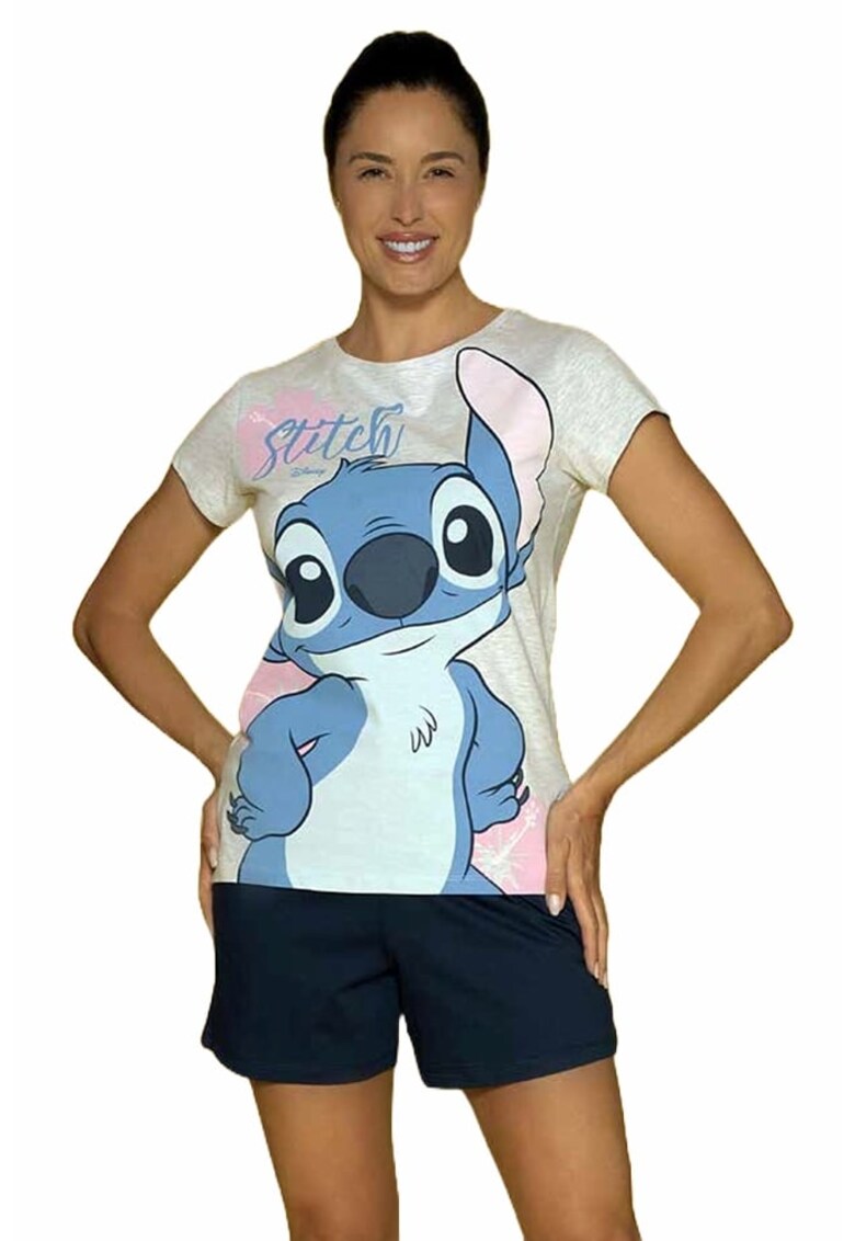 Pijama dama DYD2651 - Gri | Albastru