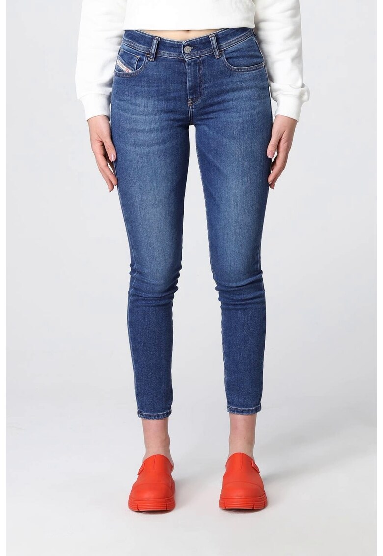 Blugi dama skinny Slandy - Denim Blue