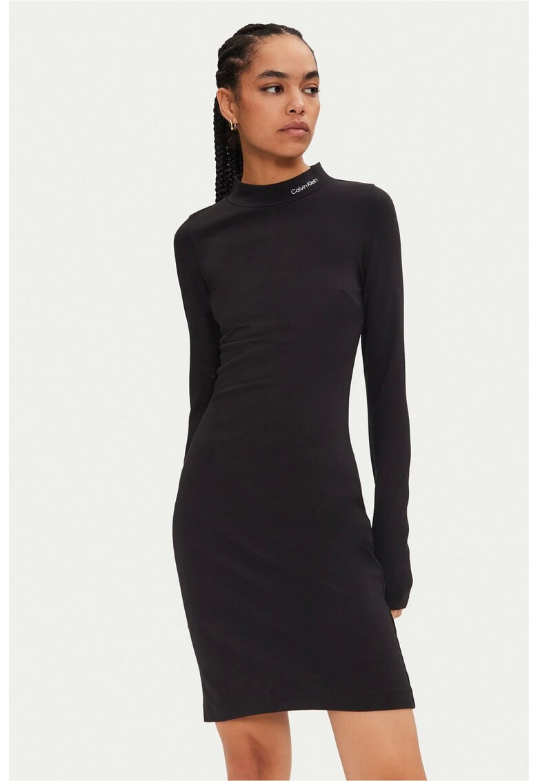 Rochie uni cu maneca lunga Milano