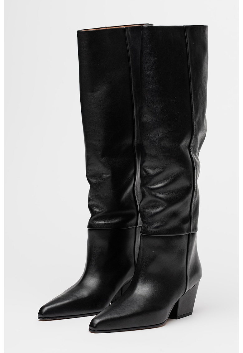 Cizme de piele lungi pana la genunchi Jane