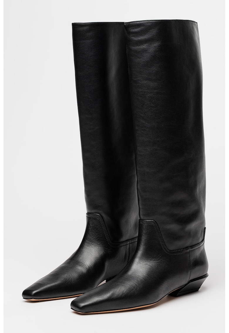 Cizme lungi pana la genunchi din piele Bettina