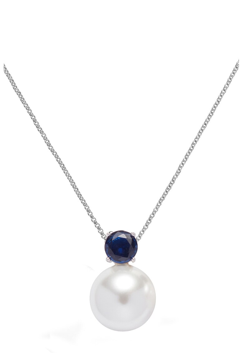 Colier cu cristale si perla sintetica